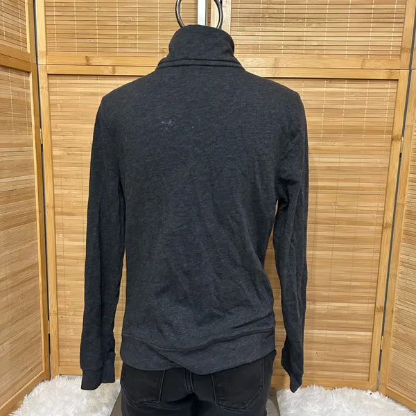 Victoria’s Secret PINK gray gold 1/4 zip long sleeve top woman’s XS shirt - Image 4