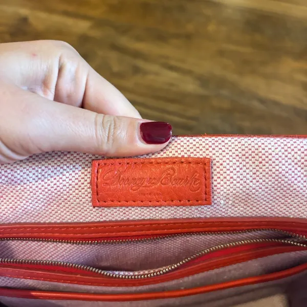 Dooney & Bourke orange red crossbody hand bag - Image 10