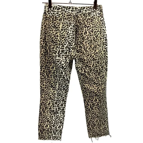 Lovers + Friends Logan Hi-Rise Tapered La Lita‎ Leopard Print Jeans 26 - Image 2