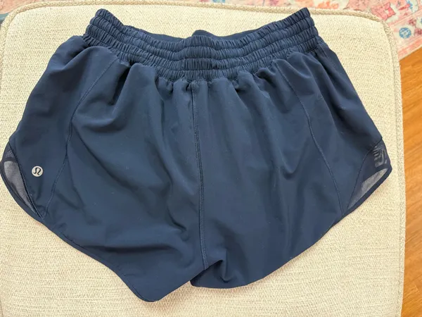 Navy Lululemon Shorts Hotty Hot 2.5" High-Rise - Image 2