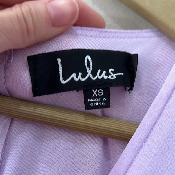 Lulu’s Dearly Loved Lavender Floral Print Flutter Sleeve Maxi Dress - Image 4