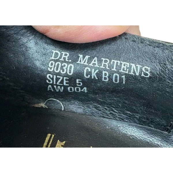 Vintage Dr. Martens Women's‎ Mary Janes Double Buckle Leather Shoes Rare Style 5 - Image 8