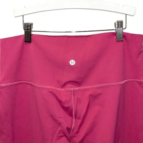 Lululemon Womens Flat Front High-Rise Pull-On Align Crop Leggings Pink Size 12‎ - Image 6