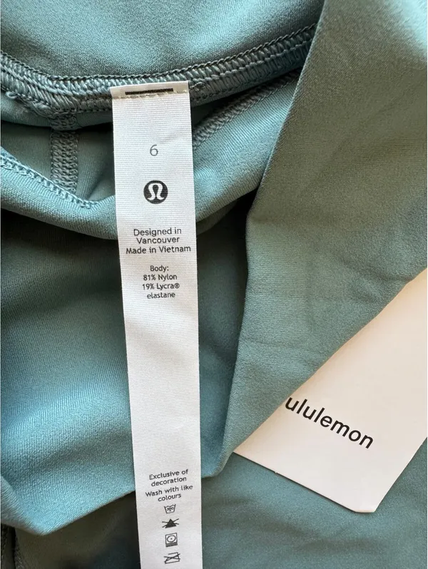 Lululemon Align With Pockets High-Rise 25” Tidal Teal Size 6 NWT - Image 6