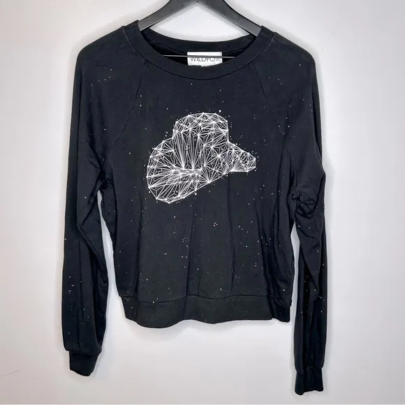 Wildfox Constellation Cowboy Crew‎ Sweatshirt Size S NWT - Image 2