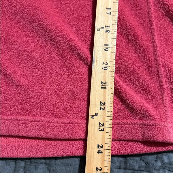 L.L. Bean women’s size small pullover fleece 1/4 zip jacket sweater coral salmon - Image 3