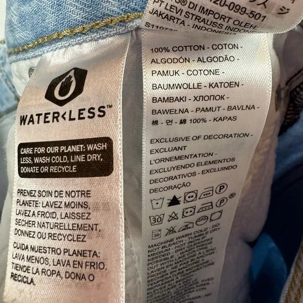 Levi’s Low‎ Pro Straight Jeans in Light Wash Size 27 - Image 11