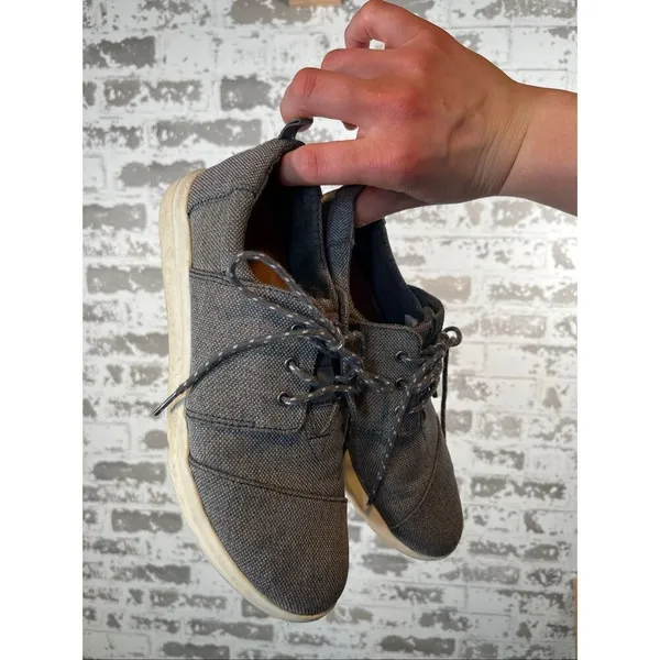 Toms | women denim lace up sneaker flats - Image 6