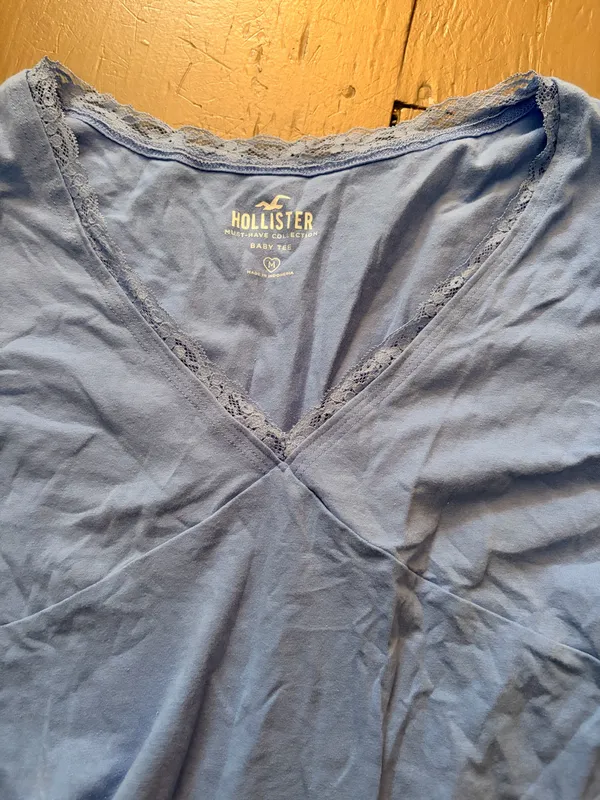 Lace Trim Hollister Top - Image 2