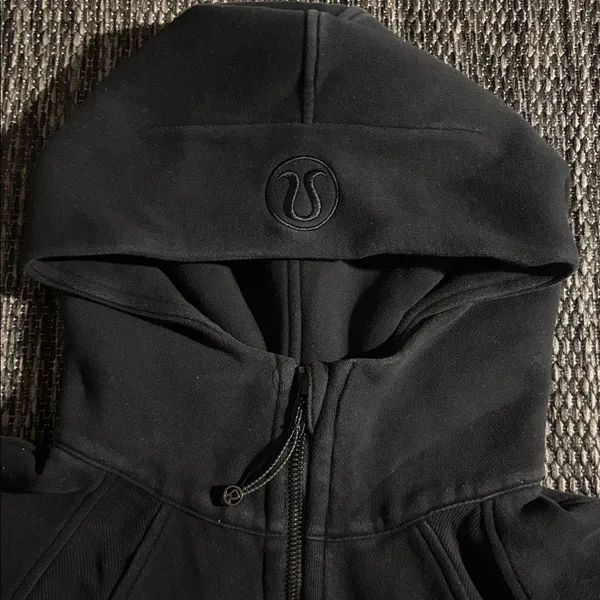 Lululemon Scuba Oversized 1/2 Zip Hoodie Cotton Fleece Size XS/S - Image 4