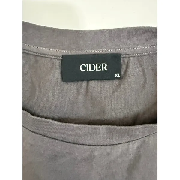 CIDER Forget The Mistake Remember The Lesson Graphic Tie Front Tee XL - Image 3