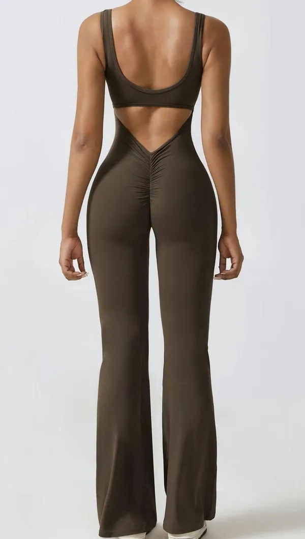Brown Jumpsuit Size L - Image 2
