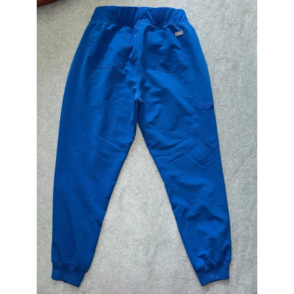 Figs Women's Zamora Blue Skinny Jogger Scrub Pants Size‎ Small - Image 5