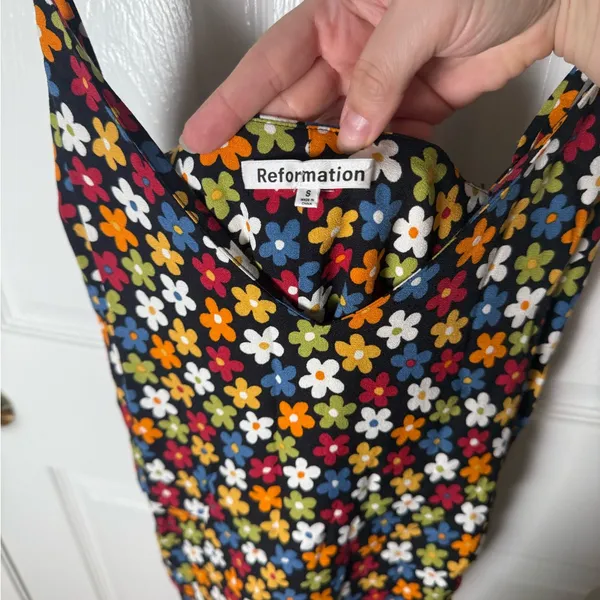 Reformation Marlowe Mini Dress in Danica - Image 5
