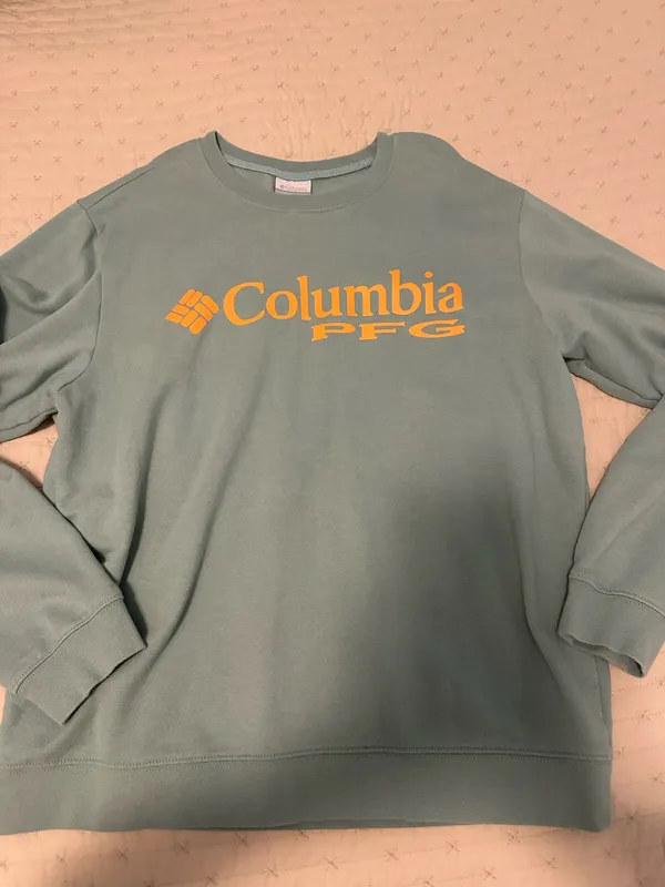 Columbia PFG teal crewneck - Image 2