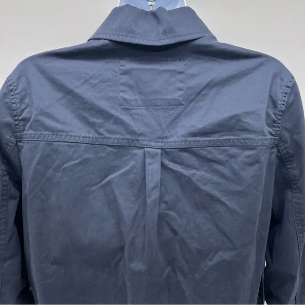 Banana Republic Factory Dark Blue Button Front Utility Shacket Jacket-Size XS - Image 6