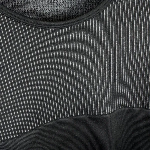 OFFLINE by Aerie‎ Womens Black Sidewalk Seamless Long Sleeve Crop Top Small - Image 5