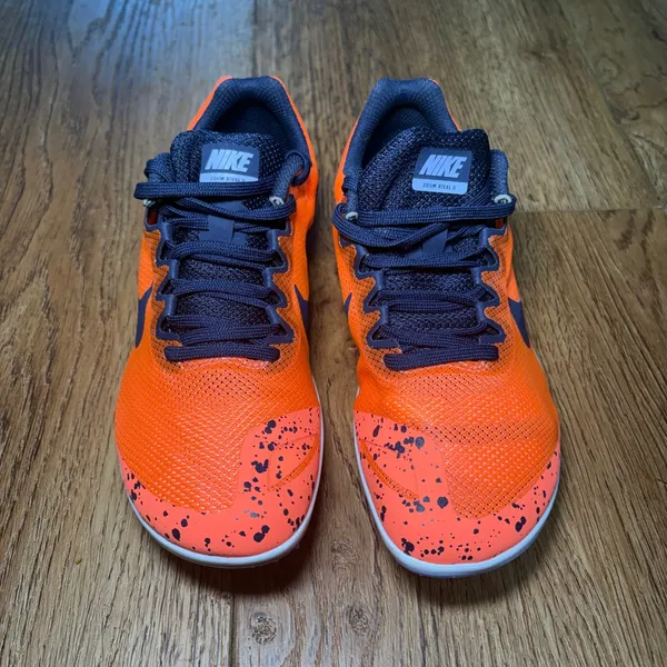Nike Zoom Rival D 10 Track Running Sneakers No Spikes Bright Mango Womens 6.5 - Image 2
