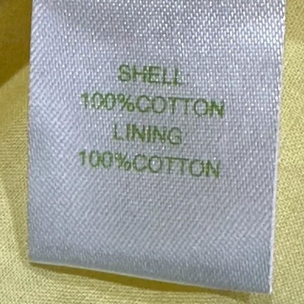 Lilly Pulitzer Yellow Shift Sleeveless Short Dress Size 4 Cotton‎ Summer Lined - Image 9