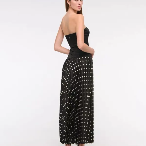 Abercrombie&Fith The A&F Giselle Drop-Waist Maxi Dress-XS - Image 2