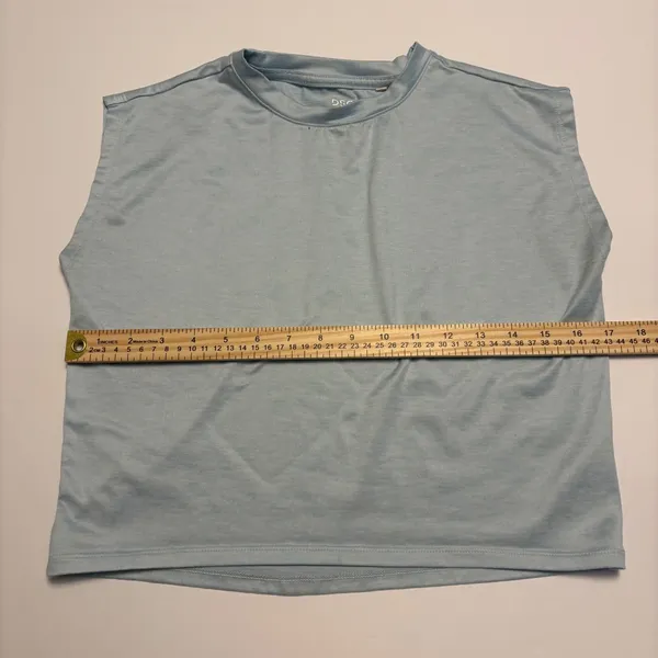 DSG Muscle Tee Womens Size Large Light Blue Sleeveless Activewear Top - Image 6