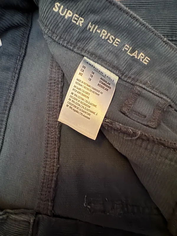 American Eagle Corduroy Flare Pants - Image 4