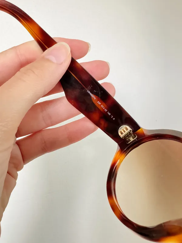 Loewe Story Round Frame Tortoiseshell Acetate Sunglasses - Image 5