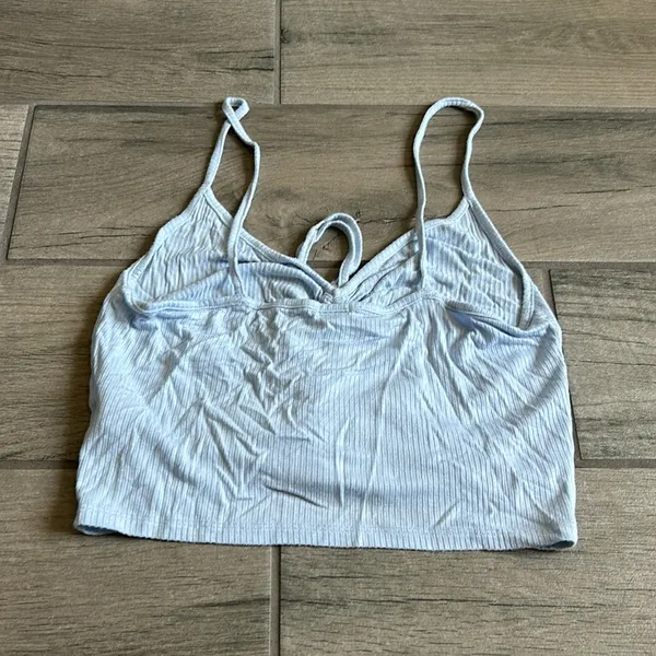 Garage ribbed scrunch front tank top - Image 4
