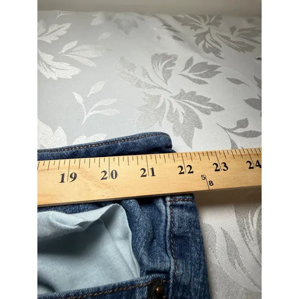 Old Navy Boot-Cut Jeans Womens 26 Plus Short Medium Wash Blue Stretch Denim - Image 3