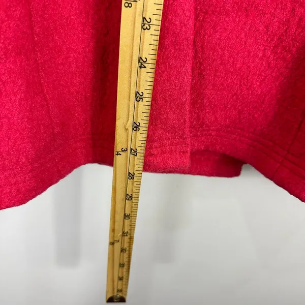 New York & Company Peacoat Women Small Pink Wool Blend Double Breasted Jacket - Image 6