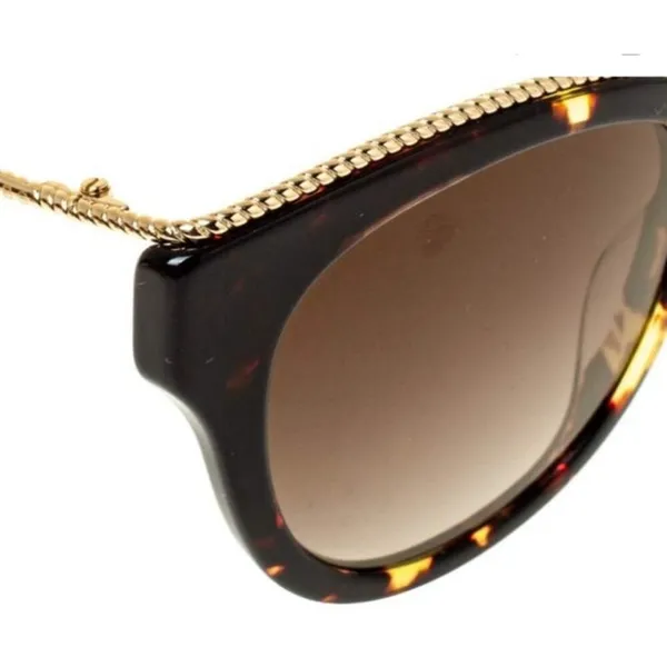Marc Jacobs Brown Tortoise Gradient 165/S Twisted Temple Cat Eye Sunglasses - Image 2
