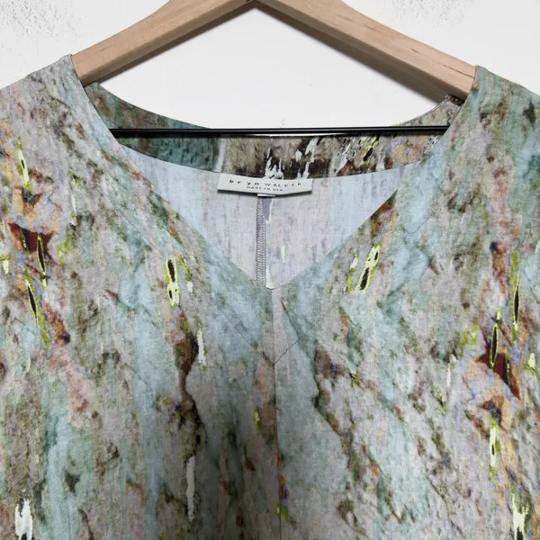 Bryn Walker Women Lilana Aquario Italian Maxi Dress Small Abstract Arsty‎ Lagen - Image 7