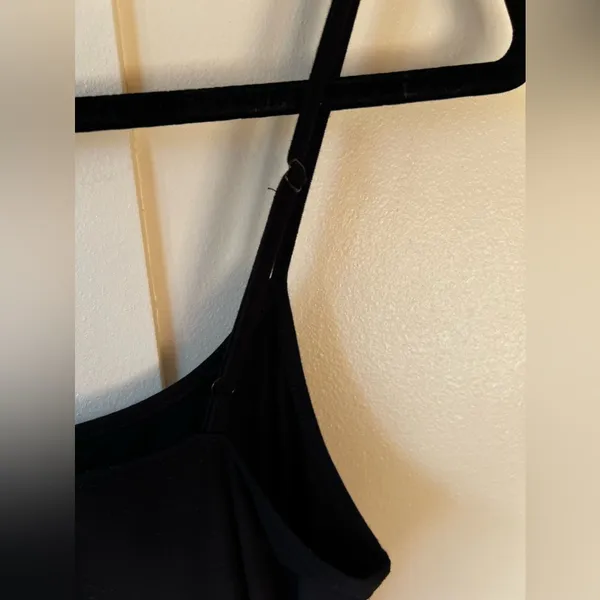 L’AGENCE Black Women’s Ella Cami Spaghetti Strap‎ Tank Top Size S - Image 13