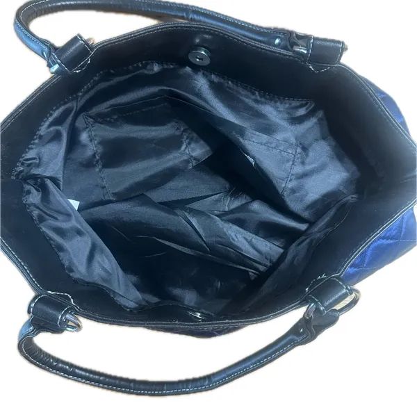 Pro-Fan-Ity Chicago Bears Quilted Purse /Handbag, 15" x 13" - Image 3