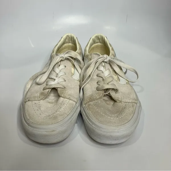 Vans‎ Sk8 floral check marshmallow low top sneakers unisex sizing women’s size 7 - Image 3