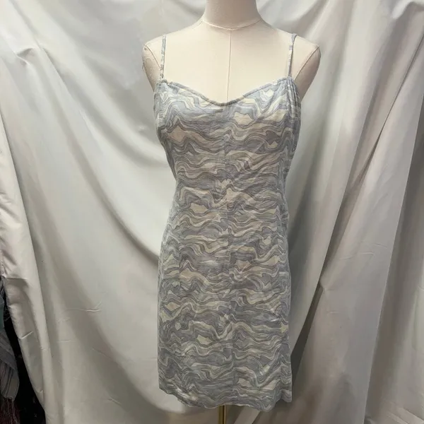 Abercrombie & Fitch Corset Lined Linen Blend Sheath Mini Dress Women Medium Tall - Image 13