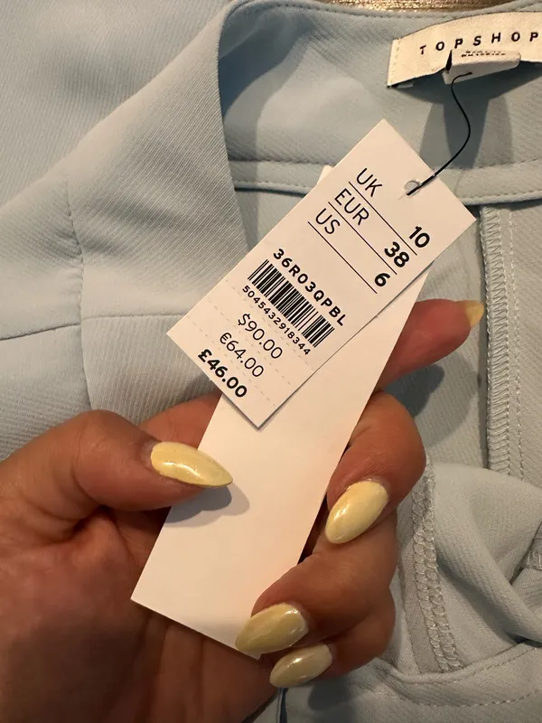Topshop light blue dress pants - Image 4