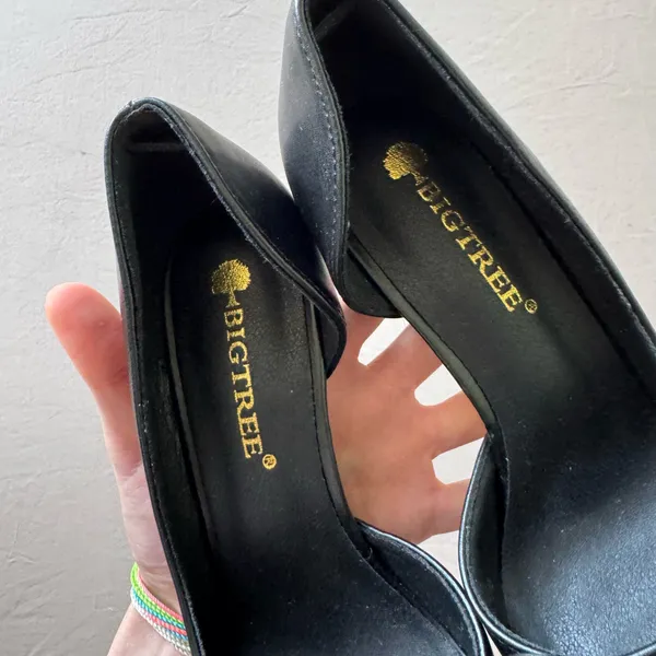 BIGTREE Black Bow Pump Heels - Image 6