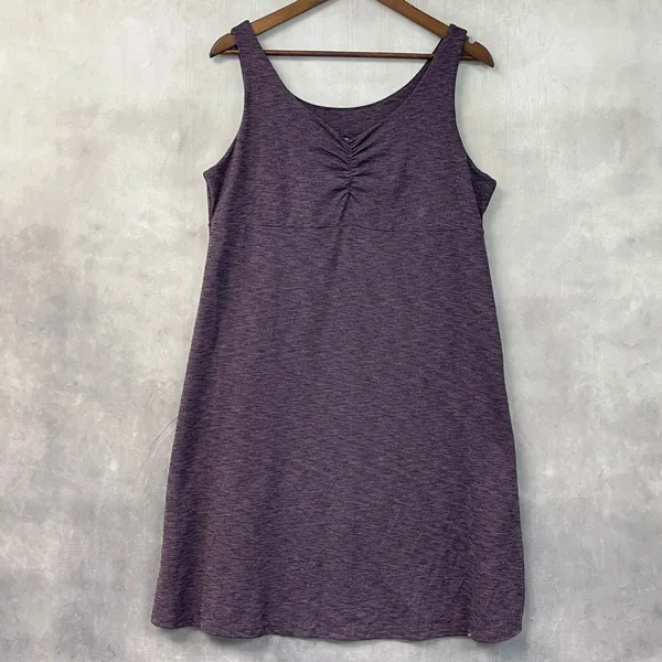 Kuhl Mova Aktiv Dress Womens‎ XL Purple Heather Stretch Outdoor Gorpcore Minimal - Image 16