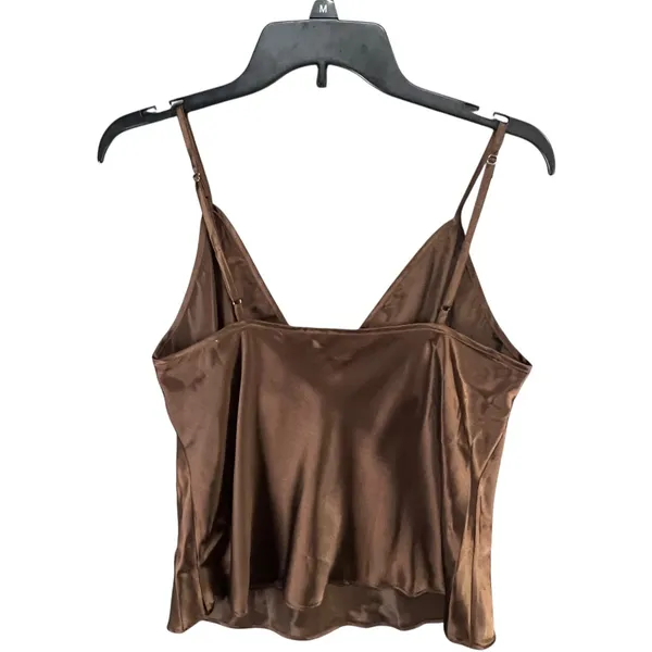 Delicates Pajamas Set Womens M Satin Leopard Trim Cami Pants‎ Sleepwear Lounge - Image 4
