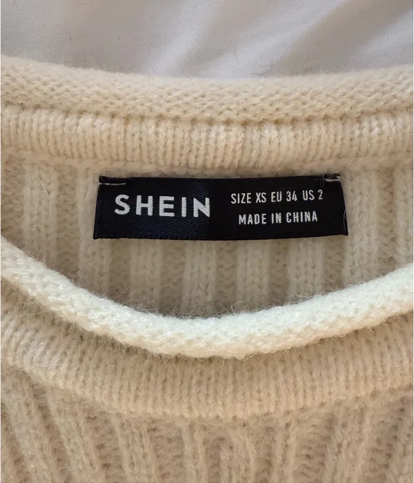 Shein Cropped Sweater Top - Image 3
