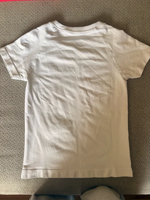 White Workout Top Size M - Image 2