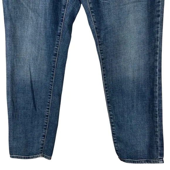 Frye Mid Rise Boyfriend Solid Denim Jeans‎ Medium Wash Casual Stretch Size 10 - Image 3