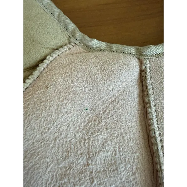 UGG Bag Purse Shoulder Handbag Pink‎ Tan Suede Shearling Malibu Boho Handbag - Image 12