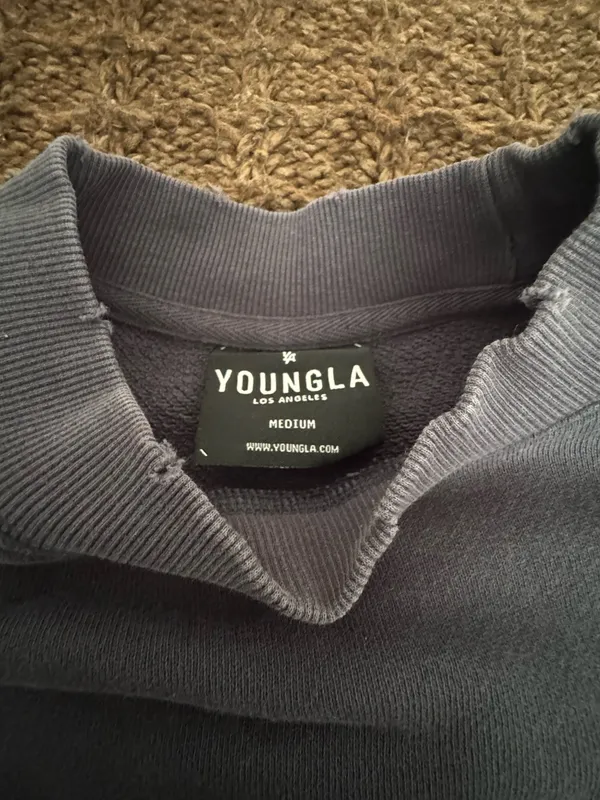 Young LA Crewneck Blue Size M - Image 4