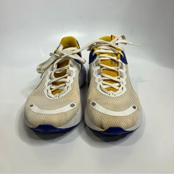 Nike React escape run‎ 2 sneakers white yellow size 7.5 - Image 3
