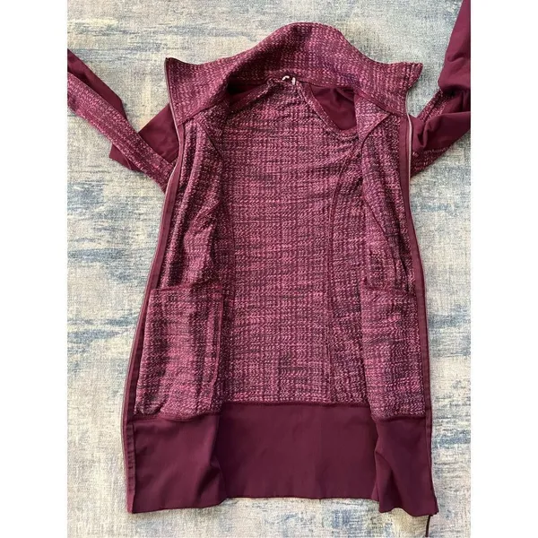 Lululemon Nice Asana Jacket Ziggy Wee August Glo / Plum Purple Size 2 - Image 6