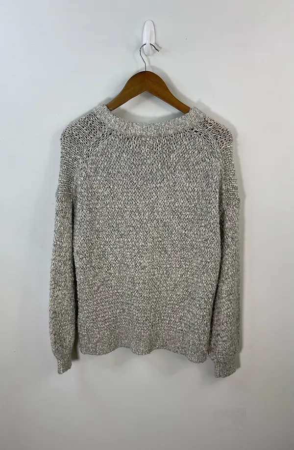 Madewell Gray Wool Blend Sweater Size Medium  - Image 5