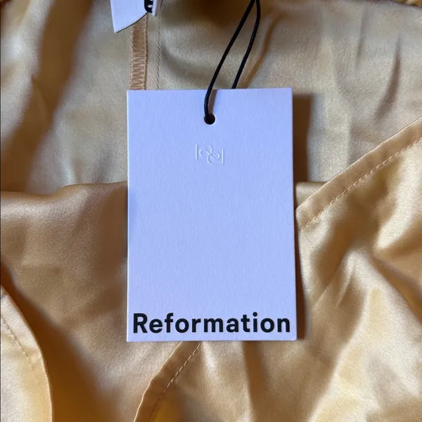 NWT Reformation Alleia Satin Top - Image 4