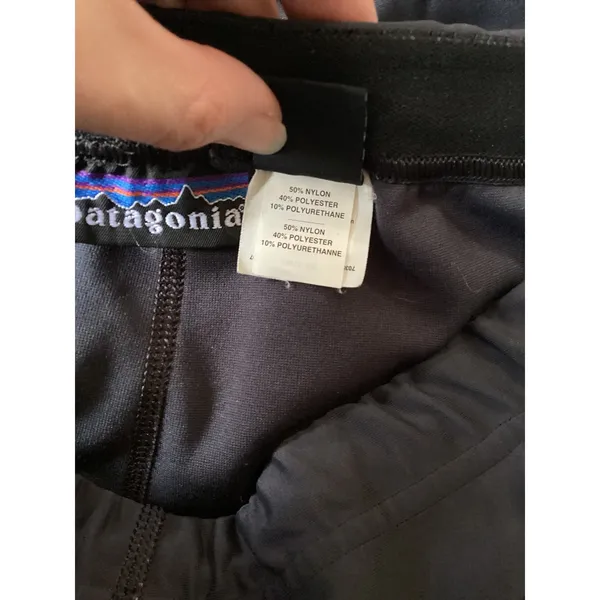 Patagonia Womens Gray Tapered Hiking Athletic Pants Sz M Drawstring Zip Pockets - Image 7